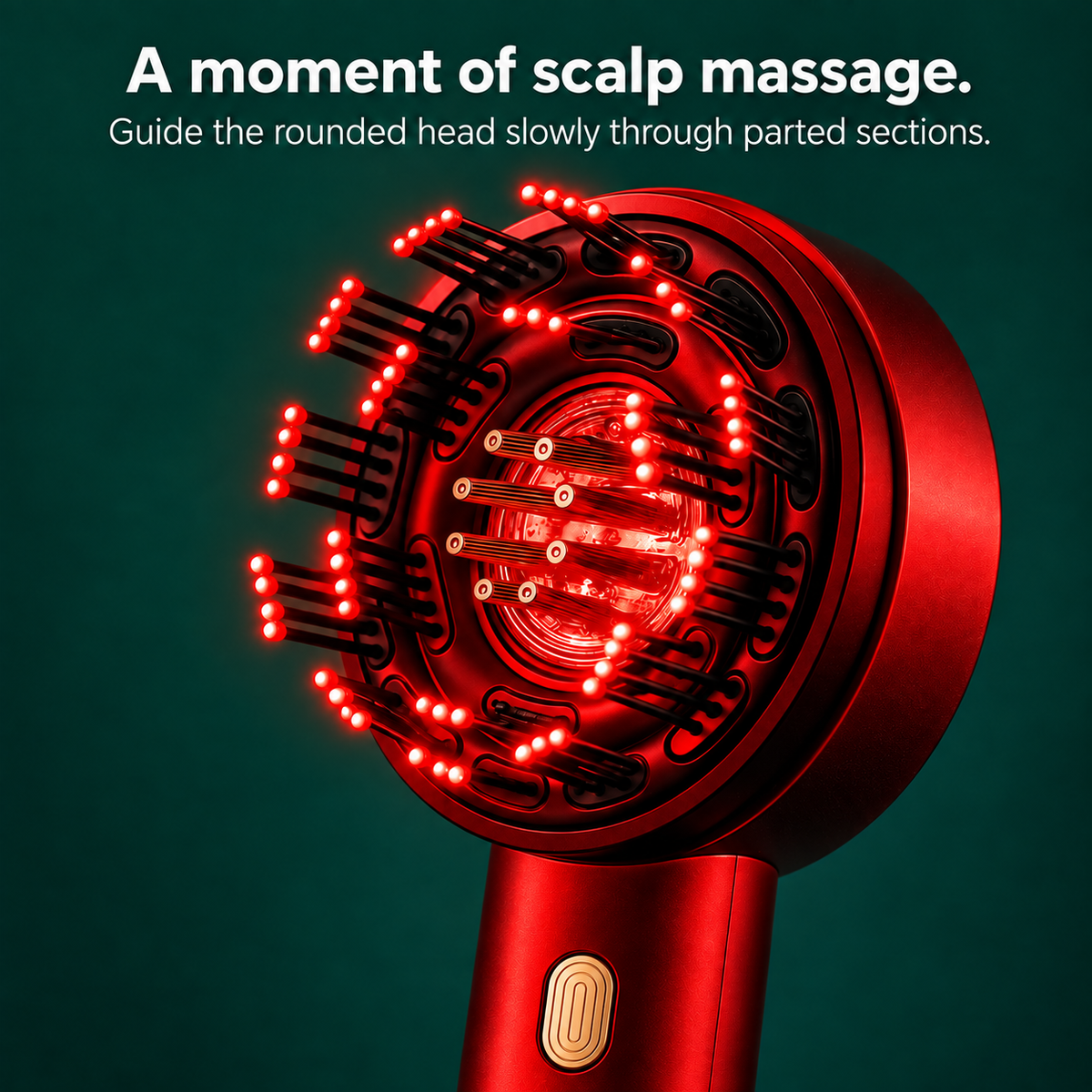 Hairecover GlowRoot Comb — massage