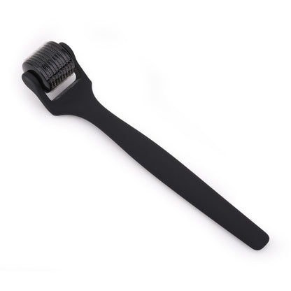 Hairecover 0.25 mm exfoliating scalp roller with black matte handle